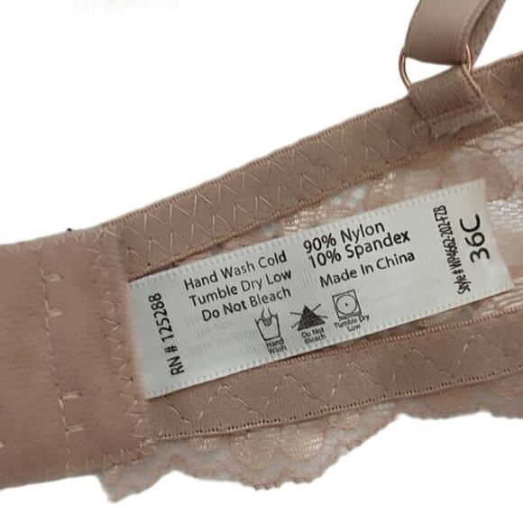 Fredericks of Hollywood Beatrix Scallop Lace Bra Size 36C New - Picture 4 of 5